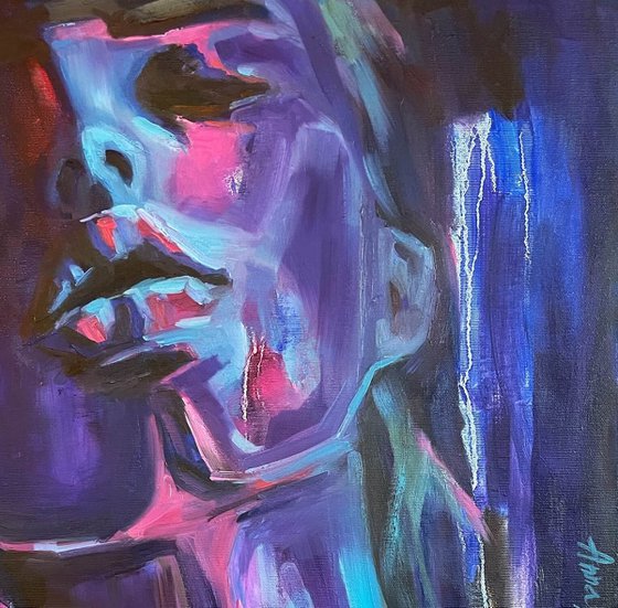 Expressionist Figurative Portrait — Uplifting