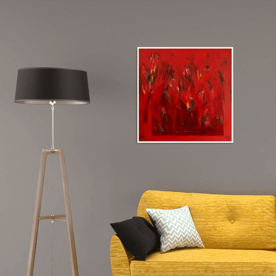Ember Ground_30"X30" 2025
