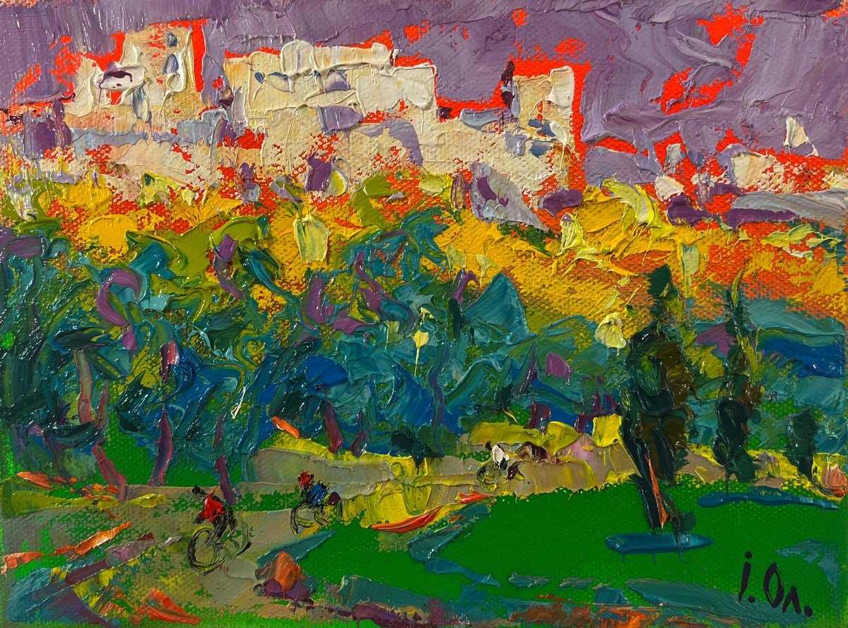 On A Walk In The City By Kalenyuk Alex, 8 X 6, Artwork For Sale On Artfinder