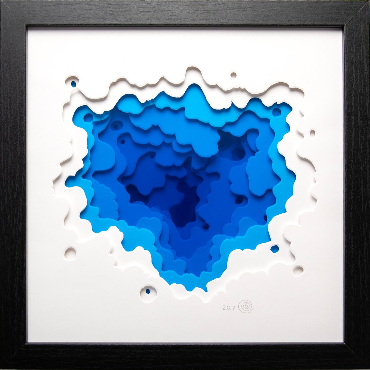 Blue Ice By Olga Skorokhod, 10 X 10, Artwork For Sale On Artfinder