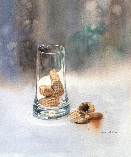 Peanuts in a Glass - Still Life