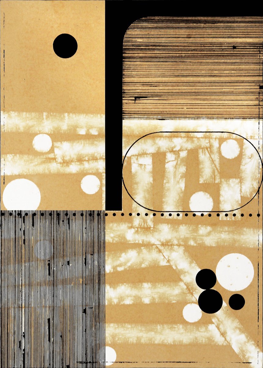 Geometric Painting , Spatial Echoes 7. By Petr Strnad, 12 X 16, Artwork For Sale On Artfinder