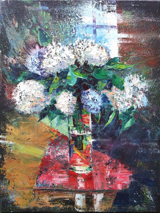 'IT'S LILAC TIME' - Still Life Oil Painting on Canvas