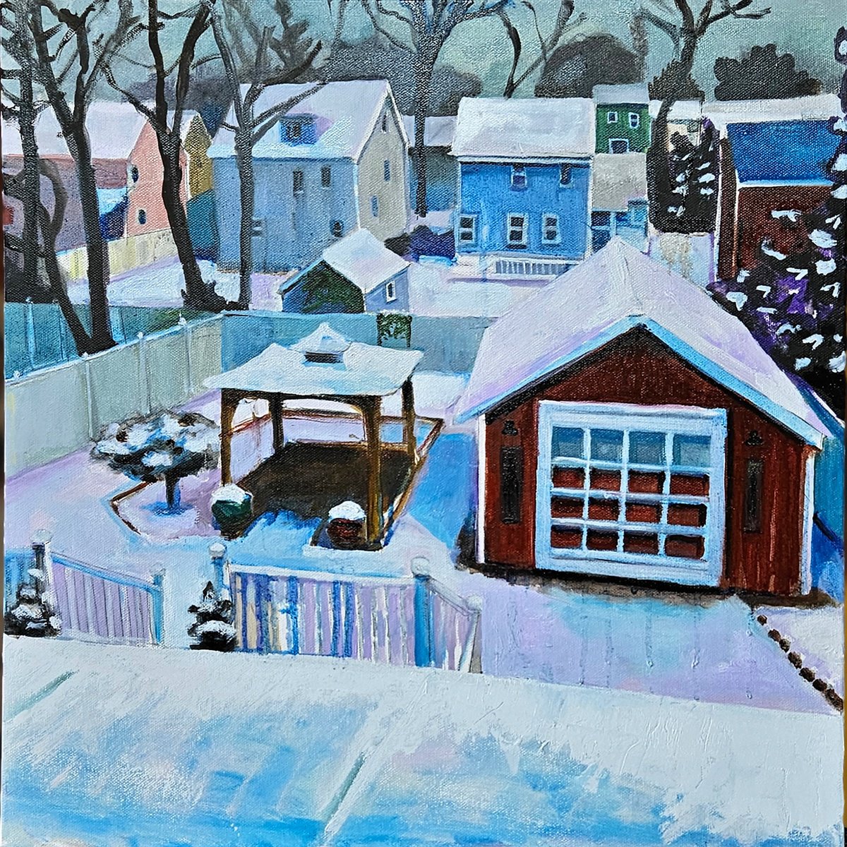 Backyard Winter by Shelton Walsmith