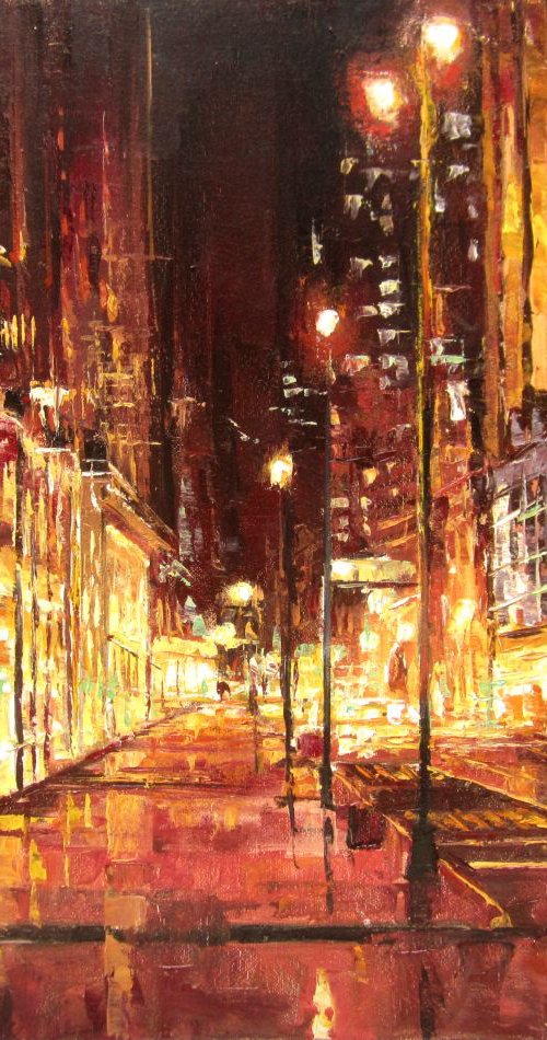 City lights by Aleksandr Neliubin
