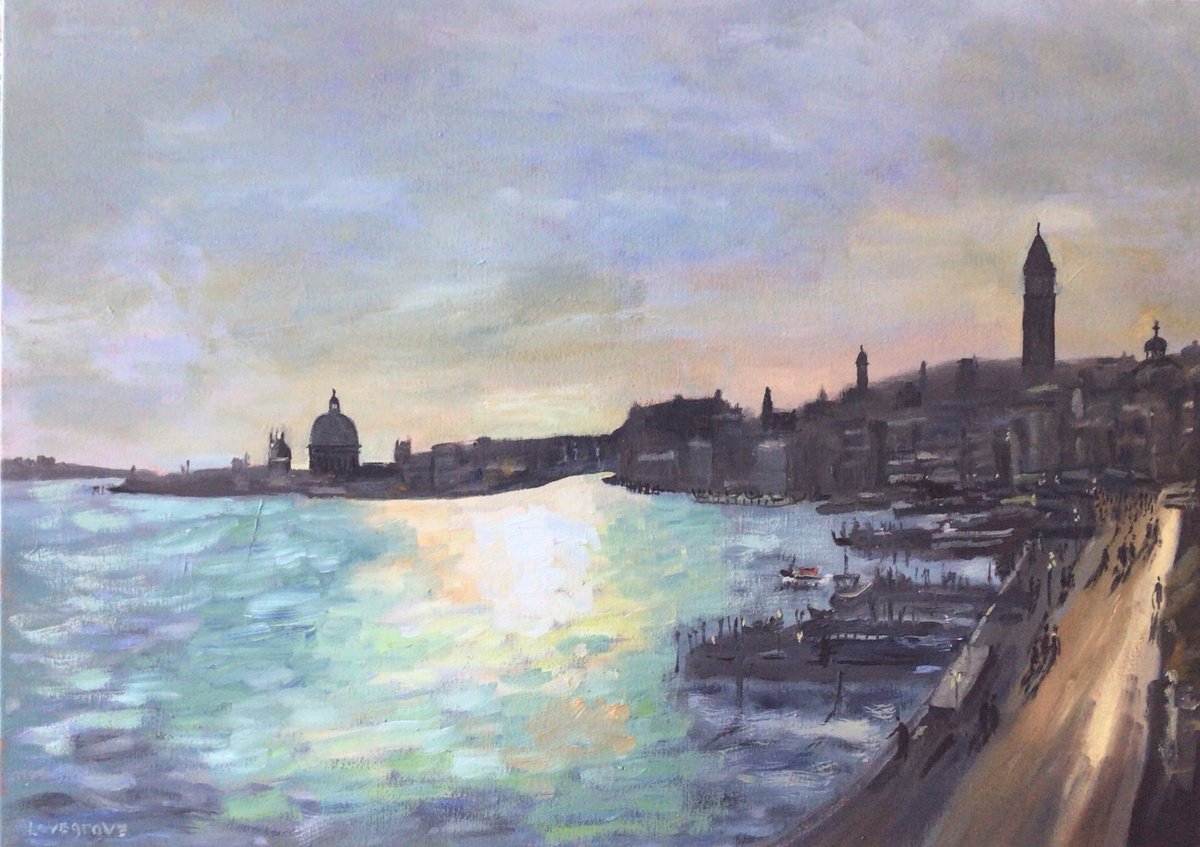 Afternoon sun Venice by Julian Lovegrove Art