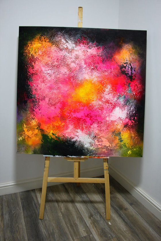 100x100cm. / abstract painting  / Episode 70