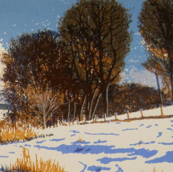 Winter sunrise, Blessington Lake