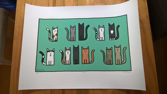 Cats - Pop Art Print