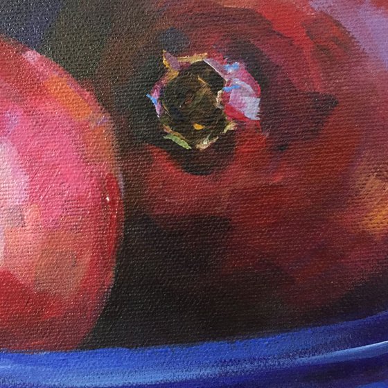 Still life with Pomegranates