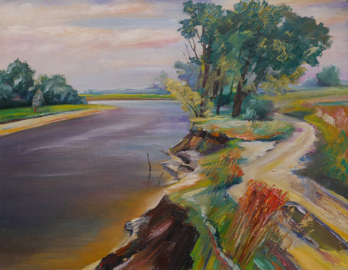 The course of the Desna River by Vyacheslav Onyshchenko
