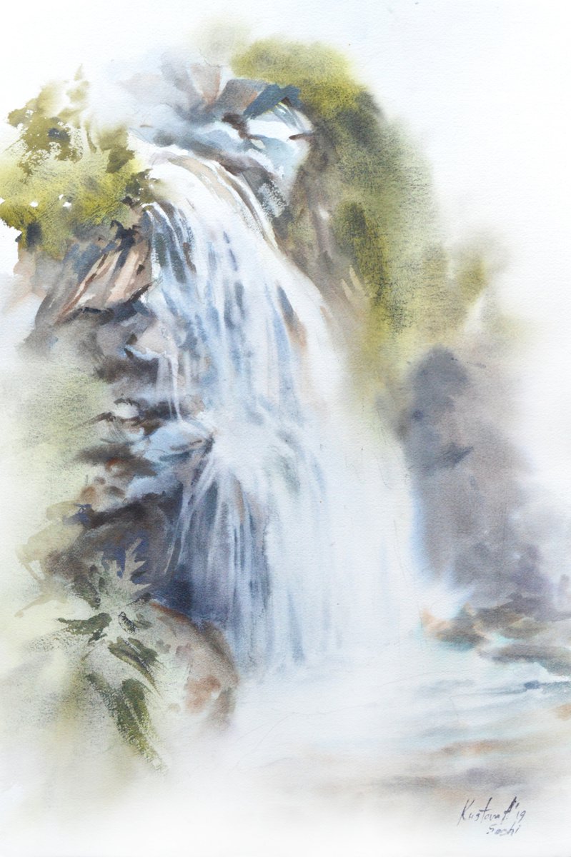 Waterfall of Sochi by Anastasia Kustova