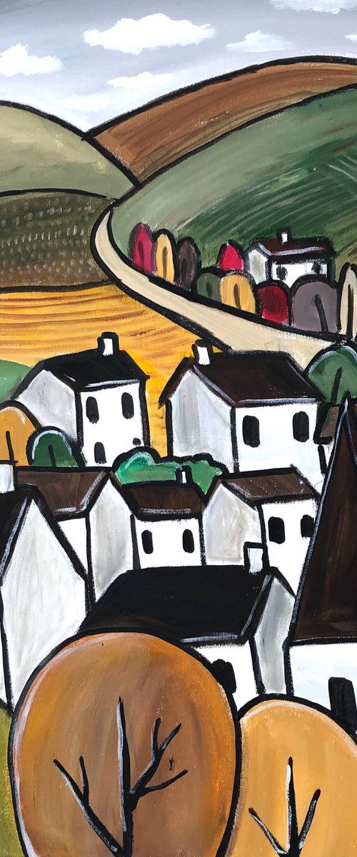 Peaceful Little Village by Aisha Haider