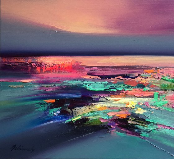 Glowing horizon