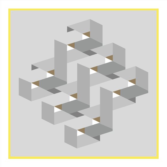 Simple 3 (Geometric Print) (2021)