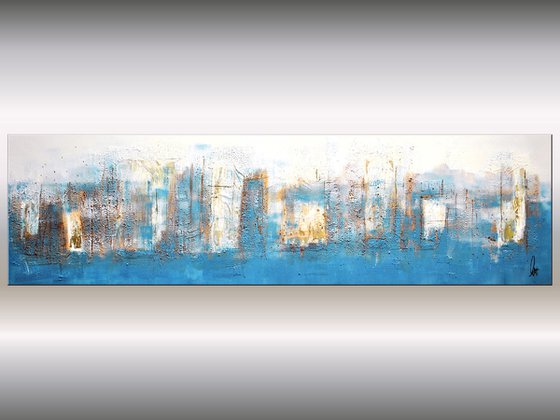 Hidden Windows  - Abstract Art - Acrylic Painting - Canvas Art -  Abstract Painting - Industrial Art