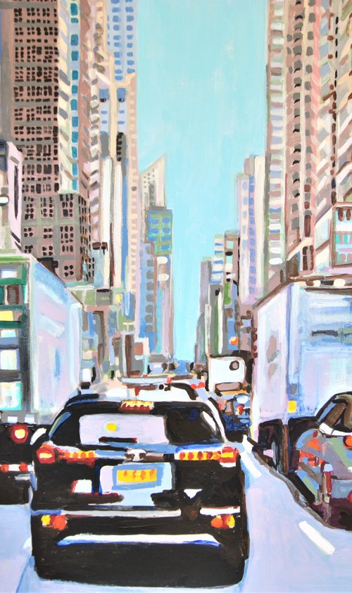 Manhattan | New York City / 101 x 70.5 cm by Alexandra Djokic