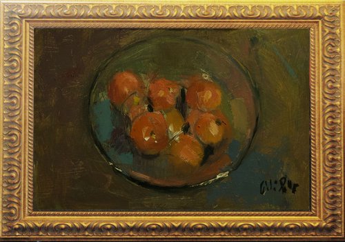 Tangerines in a Bowl by Andre Pallat