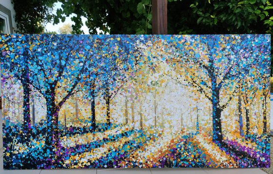 Where Beautiful Things Begin - Blue Landscape