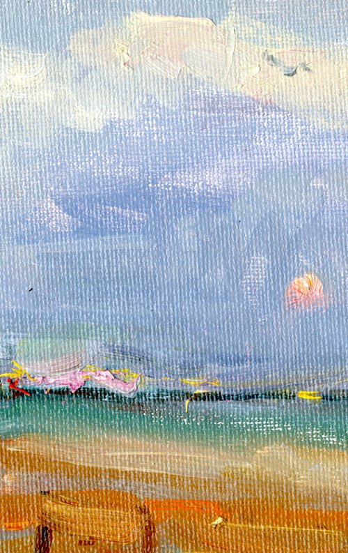 Salmon moon. UK by Tanya Sun