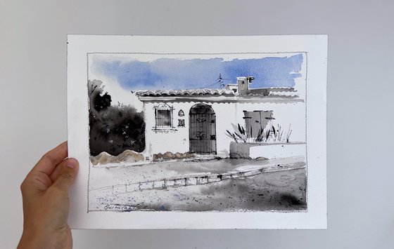White Walls of Spain (Diptych)
