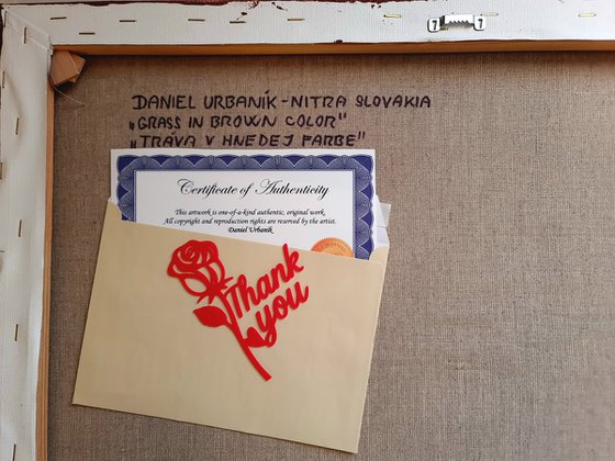 Grass In Brown Color