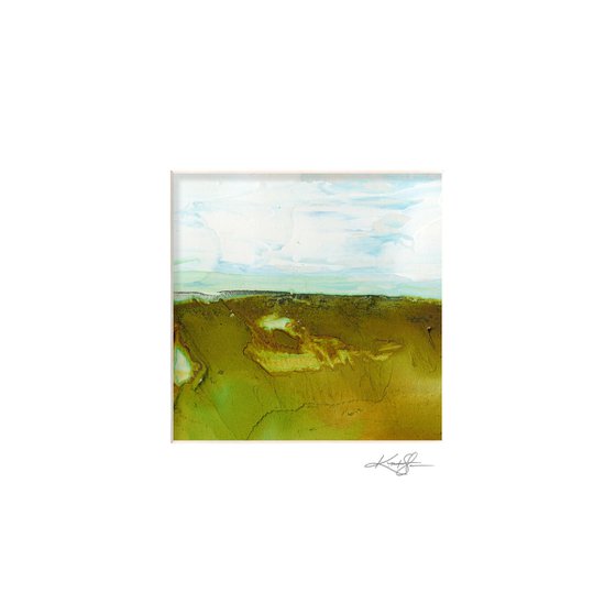Dream Land 45 - Textural Landscape Painting by Kathy Morton Stanion