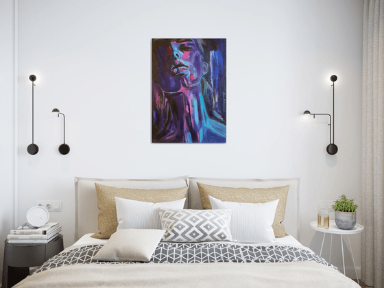 Expressionist Figurative Portrait — Uplifting