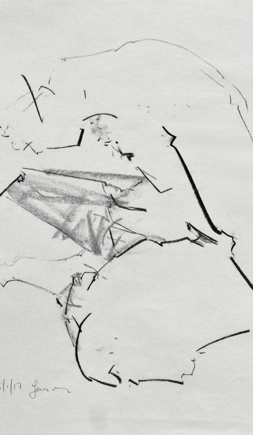 Life Drawing No 128 by Ian McKay