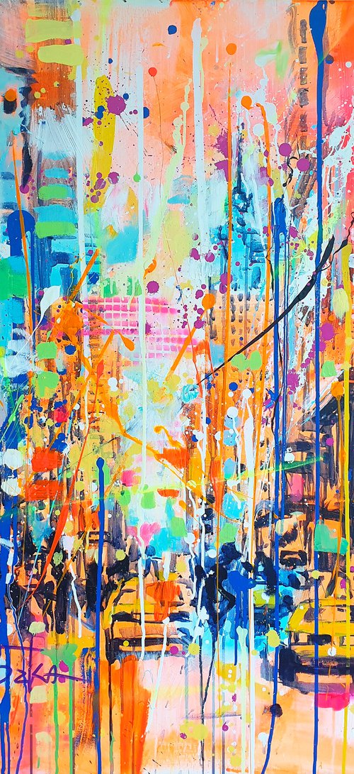 New York City rhythm by Marta Zawadzka