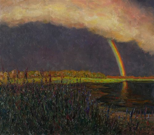 Rainbow - rainbow painting by Nikolay Dmitriev