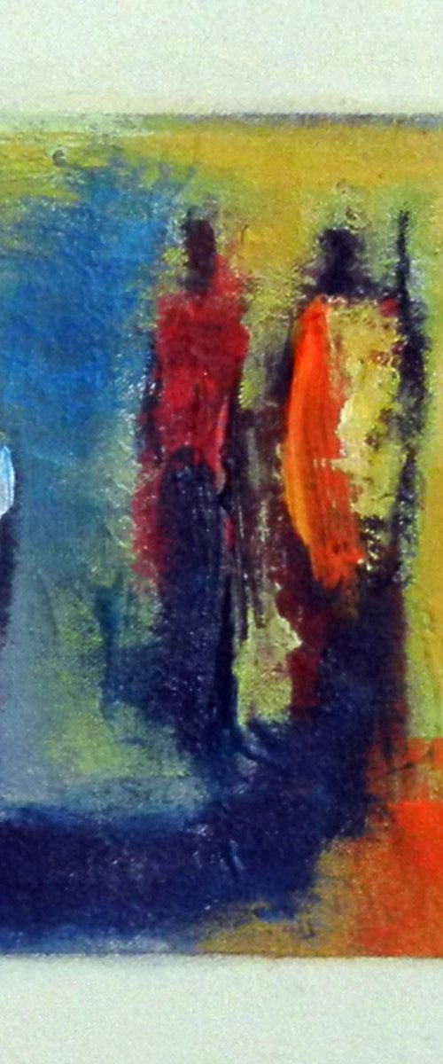 Daily Painting Abstract Study - A013 10x10 by BenWill