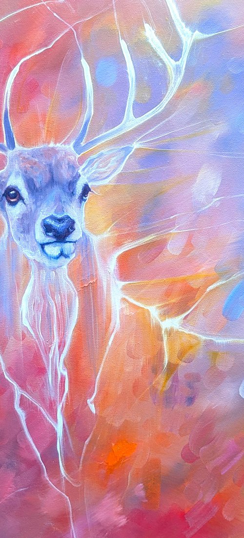 Stag in the Ether by Gill Bustamante