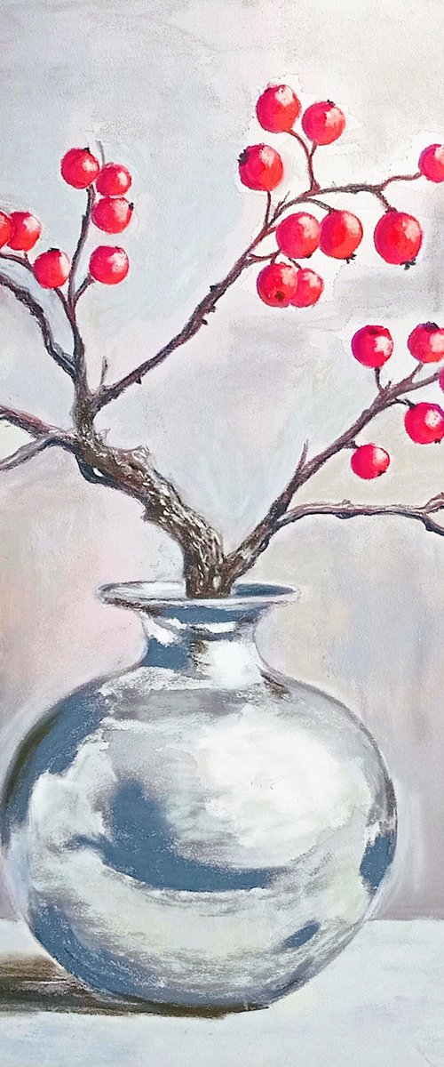 Scarlet Berries by Liubov Samoilova