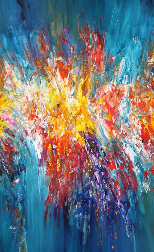 Turquoise Daydream XL 4 by Peter Nottrott