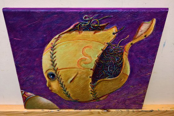 BASEBALL FISH - ( 25 x 30 cm )