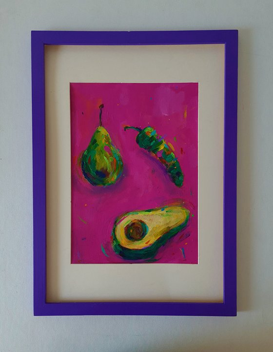 Pear, Chili, Avocado