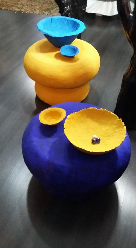 Blue Mushroom (Coffee Table)