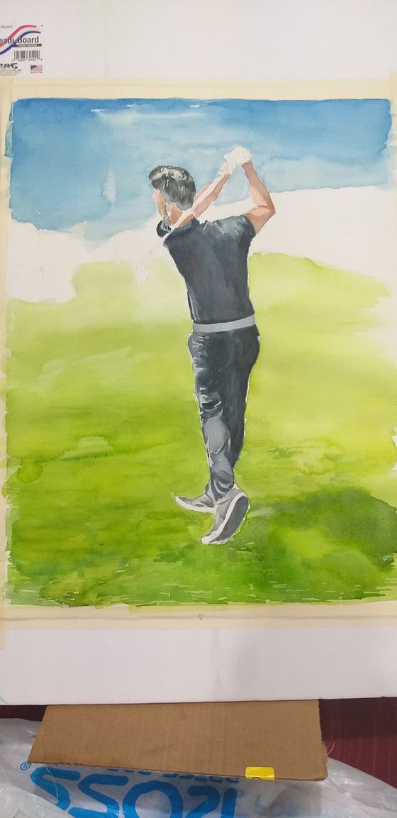 The swing...🏌️‍♂️COMMISSIONED