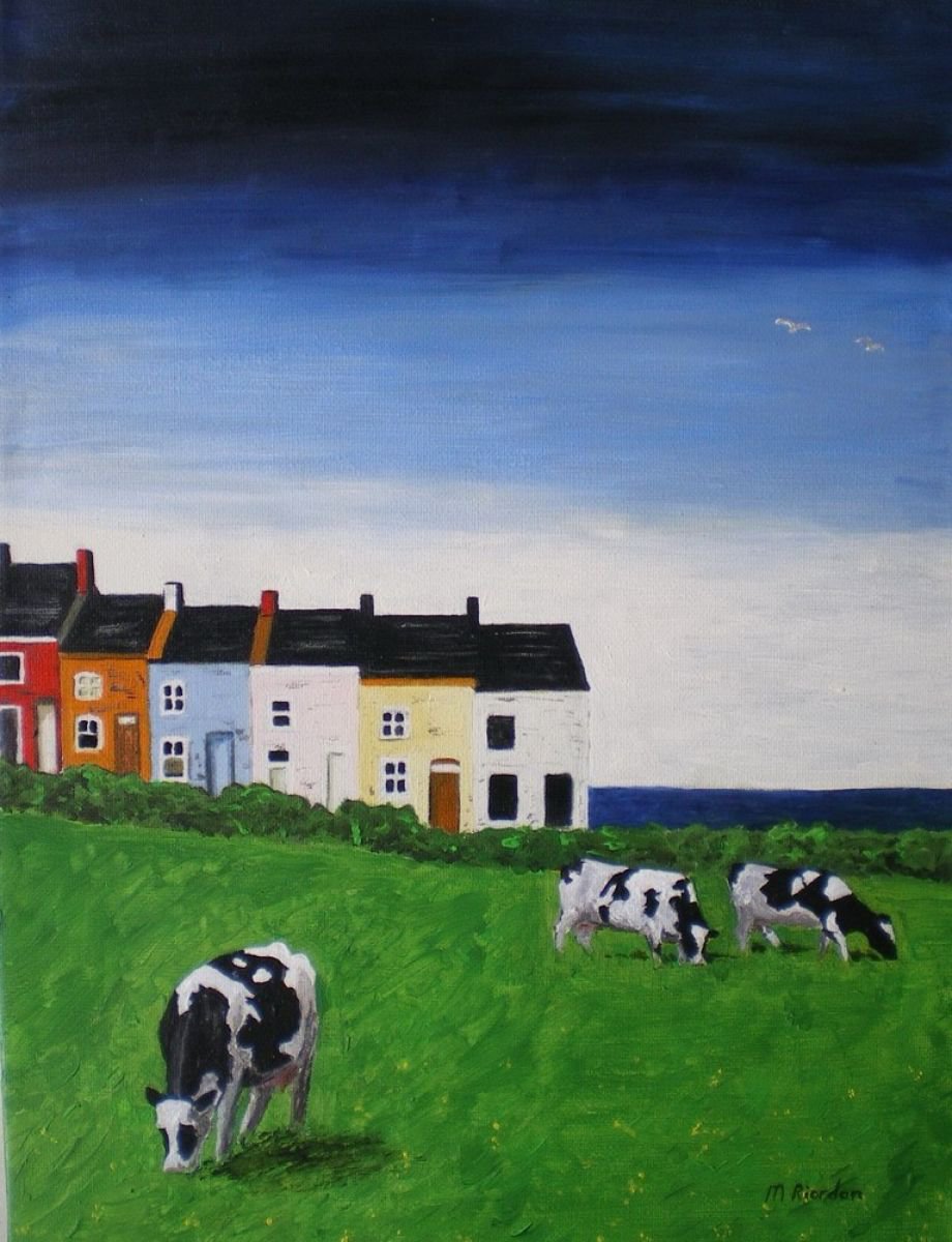 COTTAGES AND COWS by Margaret Riordan