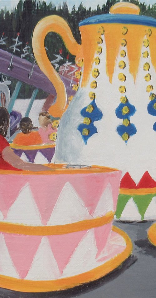 Tea Cups by Nina Elaine Thompson