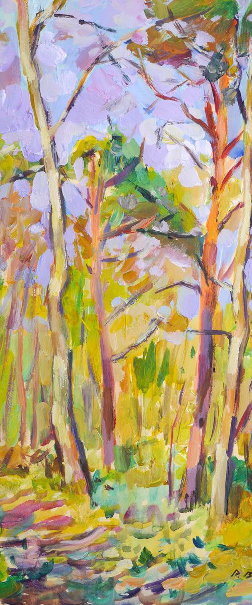 Plein air 18-10-2017 (autumn trees) by Dima Braga