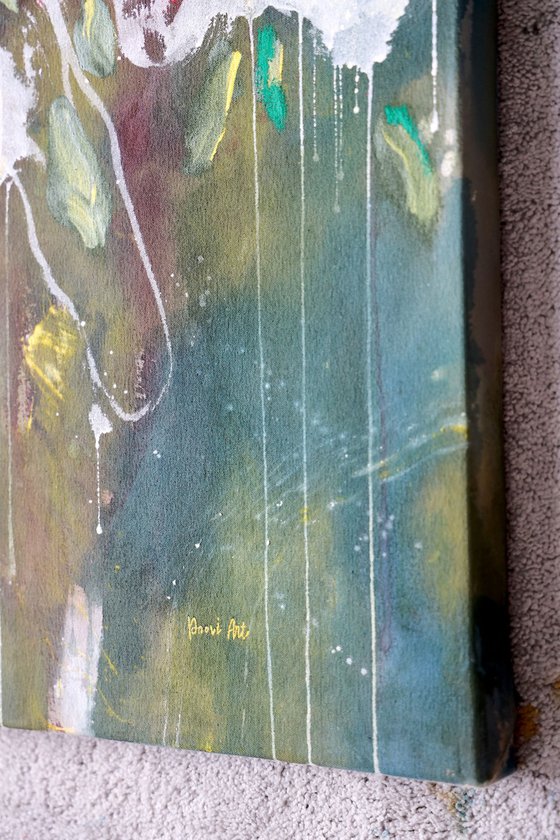 Floral Abstract - Bloom, I am here