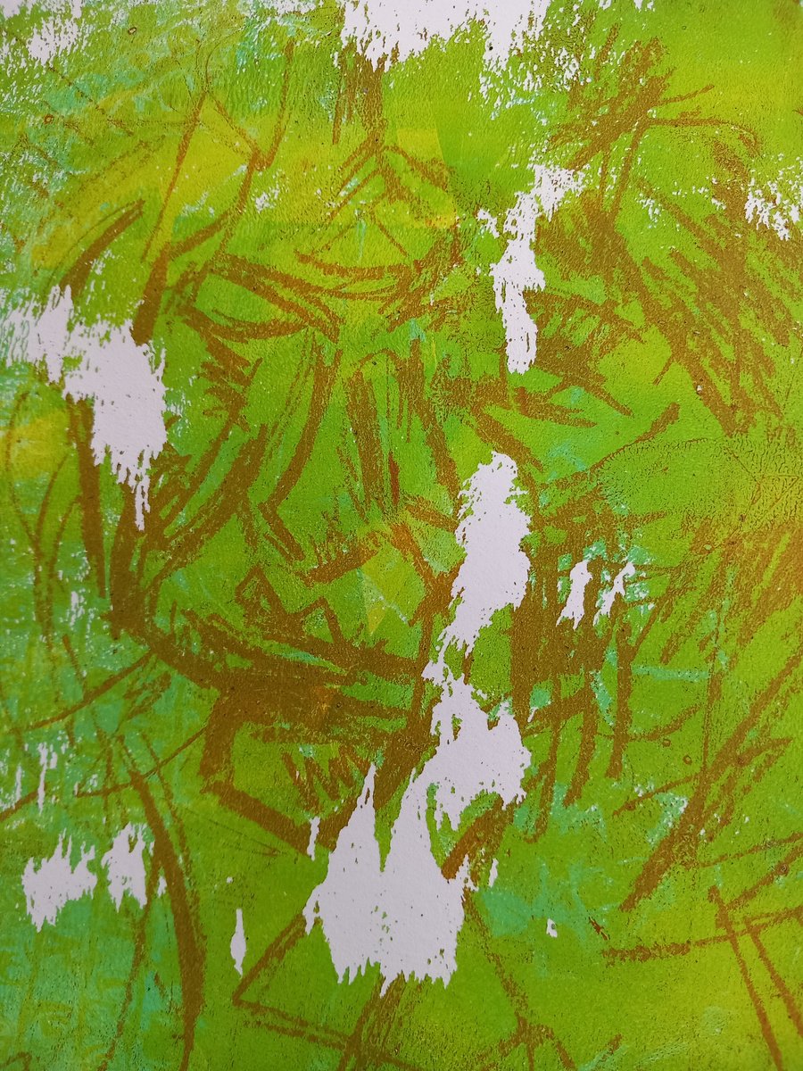 Expressive Portrait Limited Edition Print By Adam Grose Ma Pgce, 10 X 12, Torn, Original Artwork