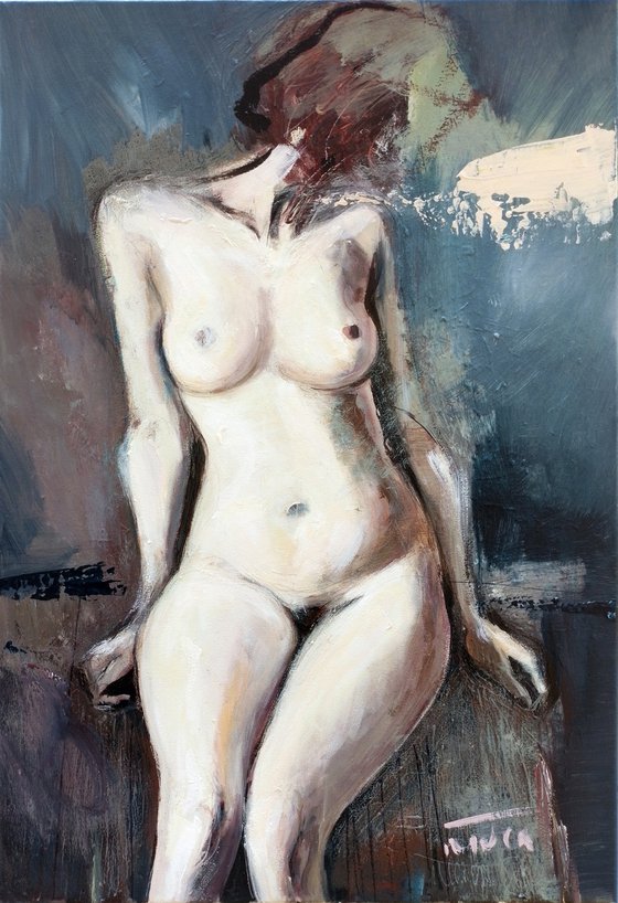 nude woman study