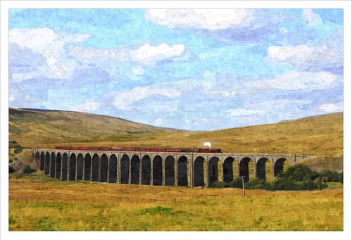 Train Bridge by David Lacey