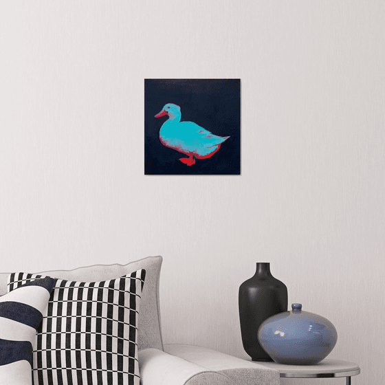 Duck neon aqua blue (2024)
