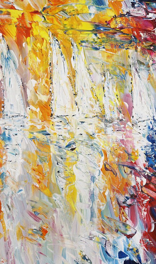 Sail Boat Regatta A 1 by Peter Nottrott