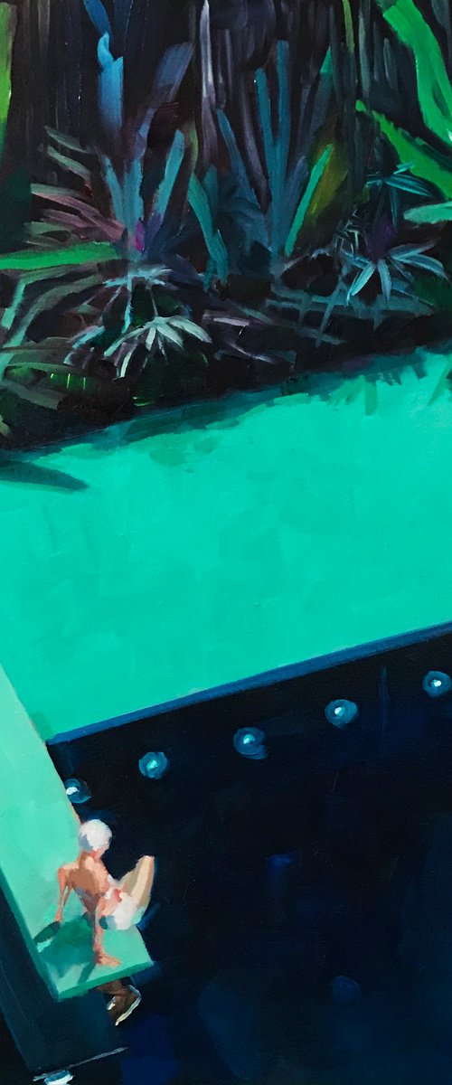 Moon Swim by Joe Mcdonald