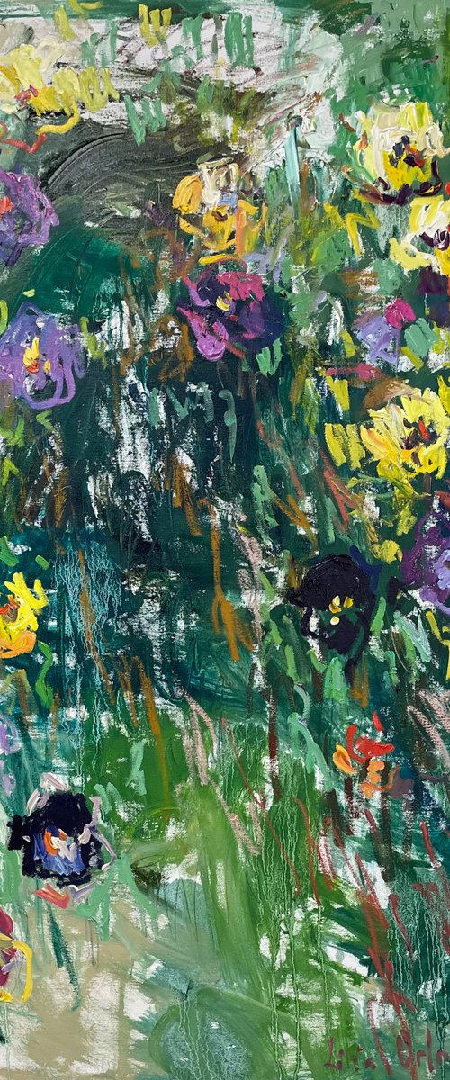 Pansies by Lilia Orlova-Holmes